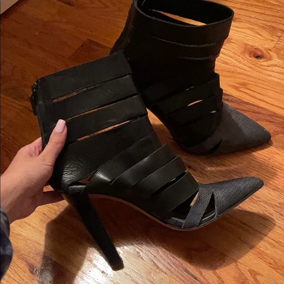 Rebecca Minkoff Shoes - Rebecca Minkoff Leather Gladiator Heels
